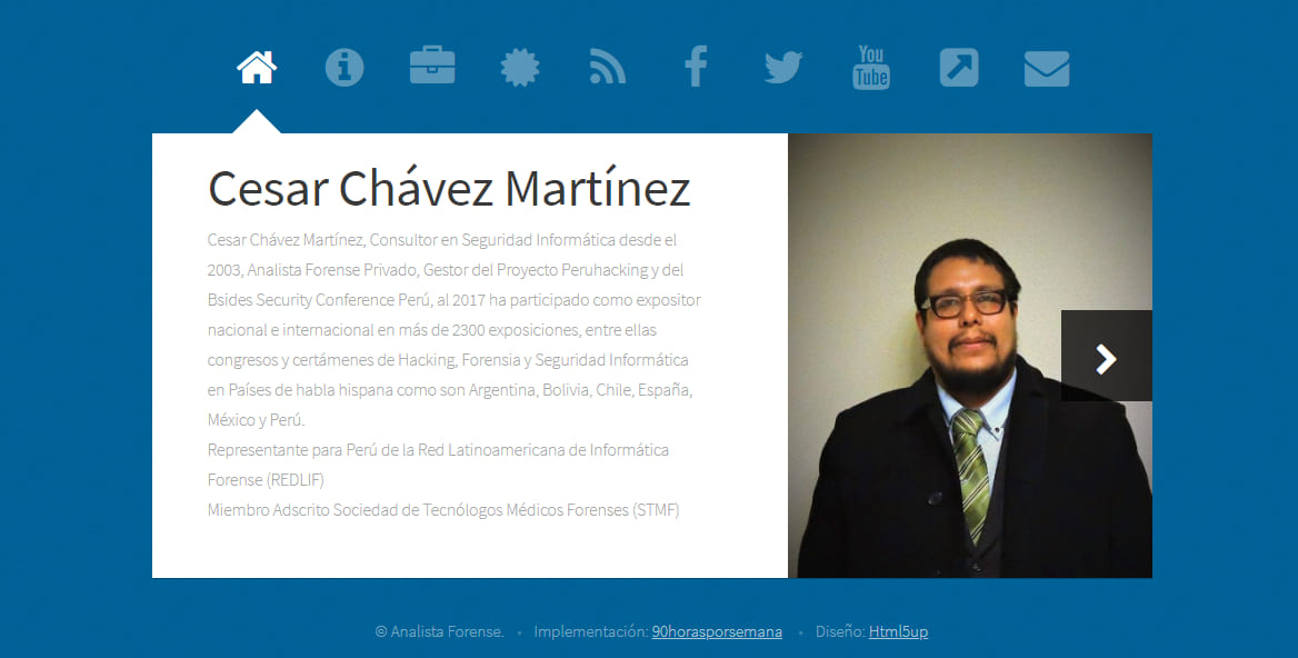 Web Personal Cesar Chavez Martínez